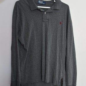 Polo by Ralph Lauren Grey Polo Long Sleeves Size L